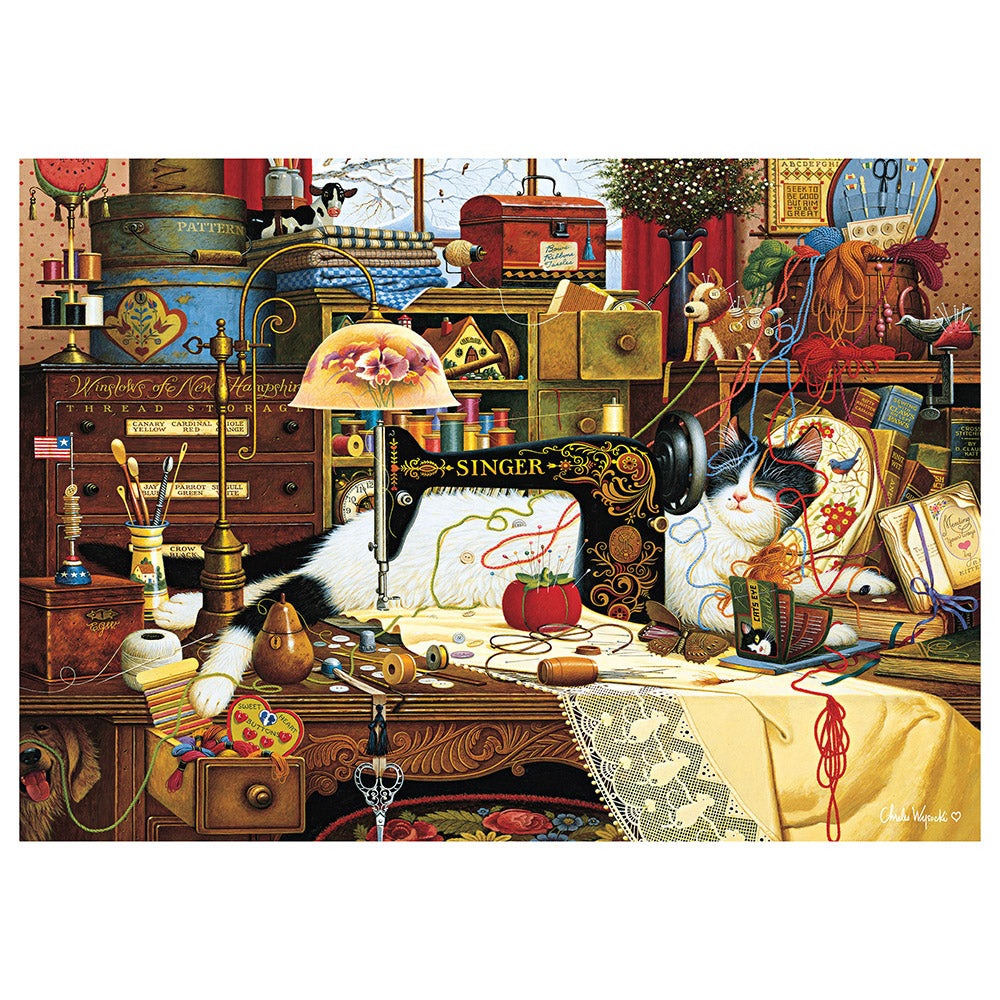 Puzzle Schmidt: Charles Wysocki - Maggie, fauritoarea de dezordine, 1000 piese