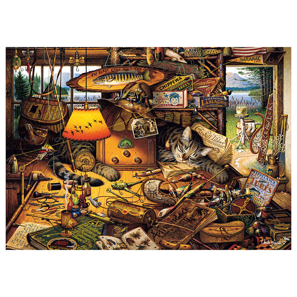 Puzzle Schmidt: Charles Wysocki - Max in Adirondacks, 1000 piese