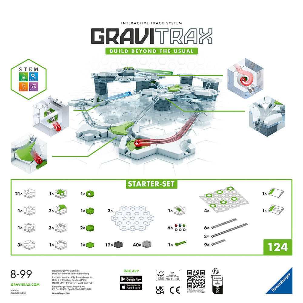 Joc de constructie Gravitrax Starter Set, set de baza