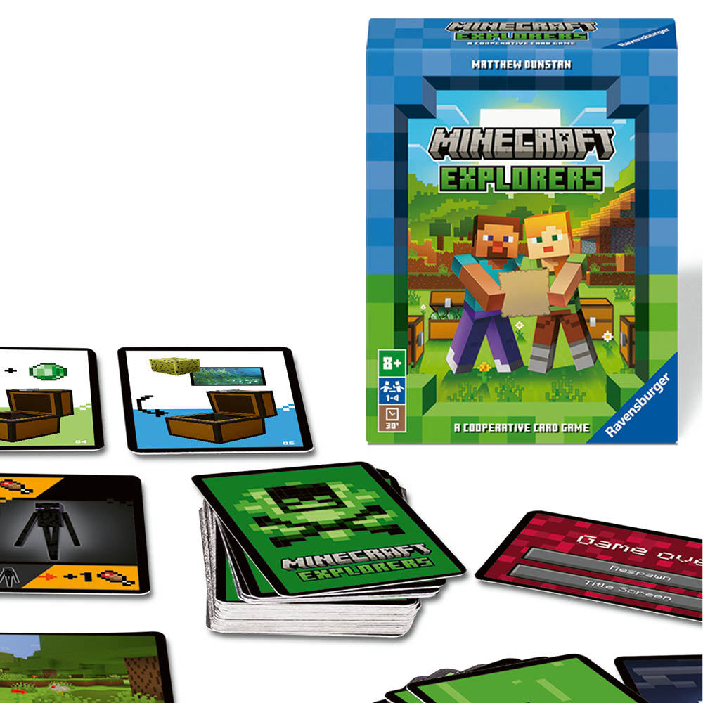 Minecraft Explorers, jocul de carti, multilingv incl. RO