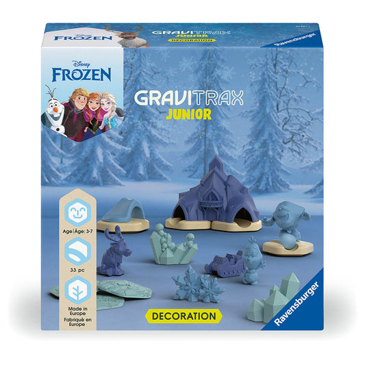 Joc de constructie Gravitrax Junior - Frozen - Set de accesorii, editia Disney - Regatul de Gheata