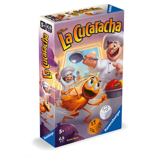La Cucaracha Bring Along Ravensburger, joc de societate pentru copii de la 5 ani, editie compacta, multilingv incl.RO