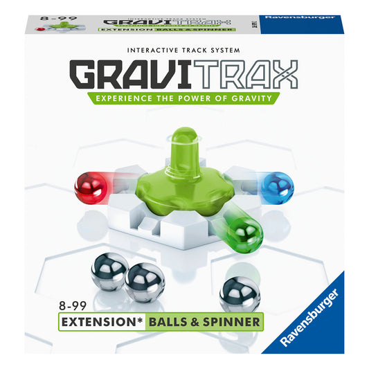 Imagine Joc de constructie Gravitrax Balls & Spinner, Titirez, set de accesorii, multilingv incl. RO