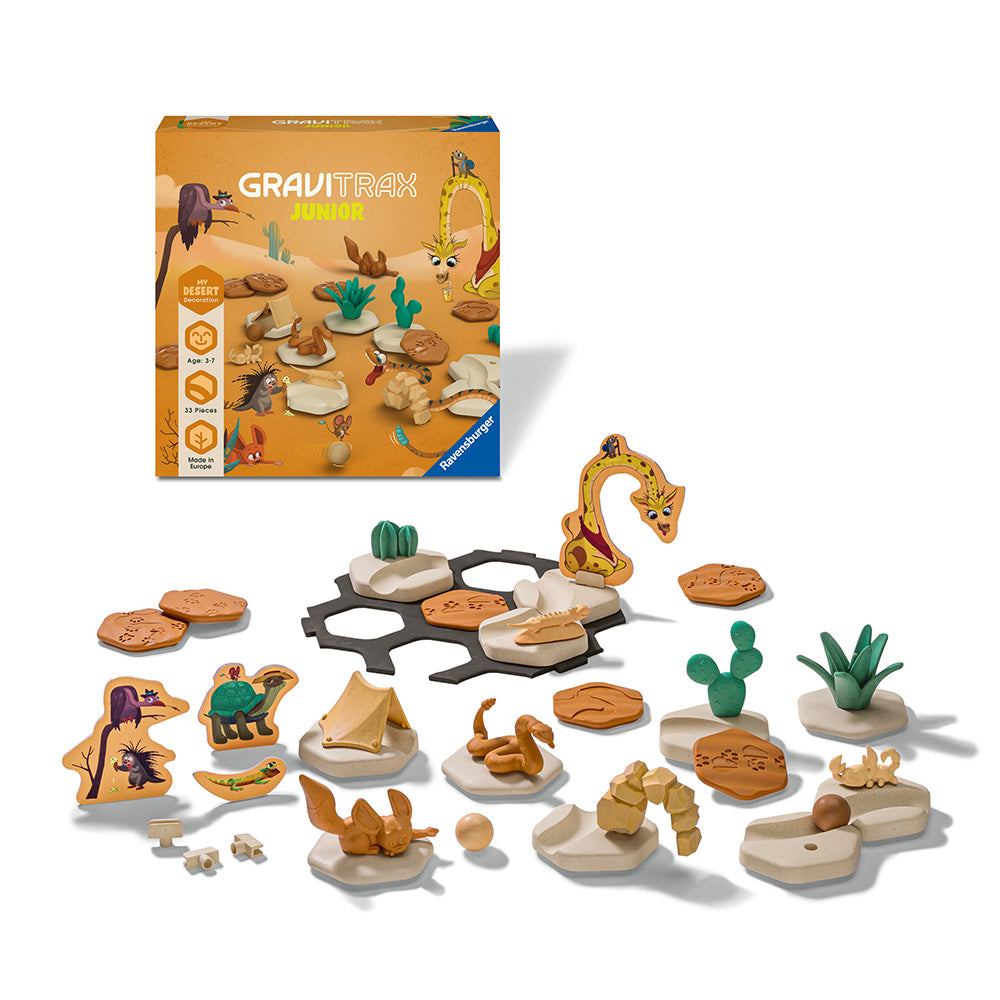 Joc de constructie Gravitrax Junior - Desert - Set de accesorii, Desertul