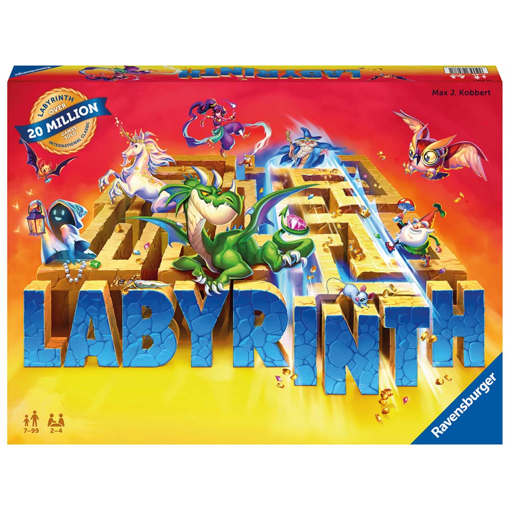Imagine Labyrinth Ravensburger, joc labirint pentru copii de la 8 ani, multilingv incl. RO