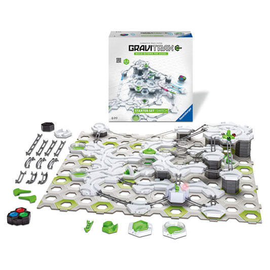 Joc de constructie Gravitrax Power - Starter Set Switch, set de baza Comutator electric, automat