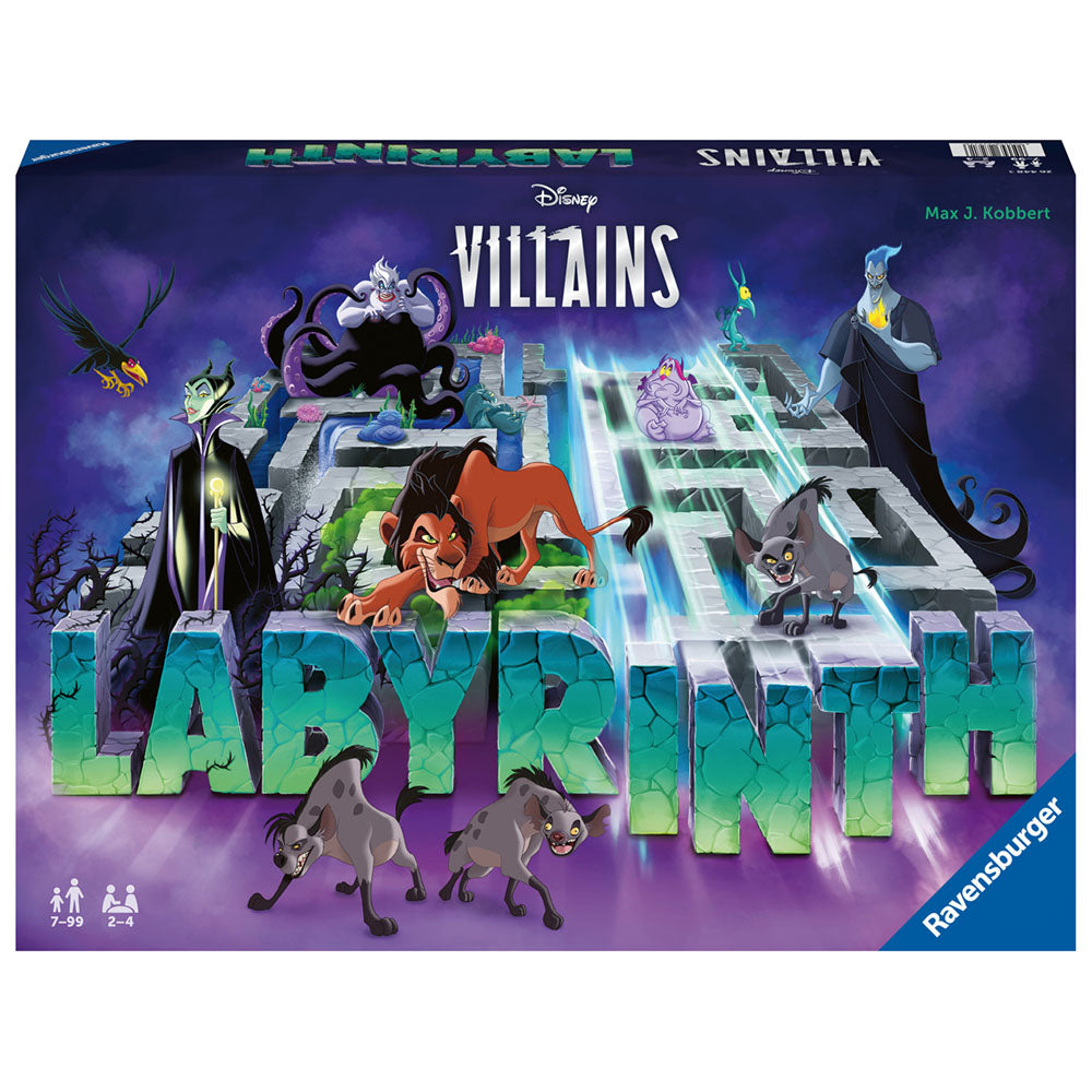 Imagine Labyrinth Villains Ravensburger, joc labirint pentru copii cu caractere Disney de la 7 ani, multilingv incl. RO