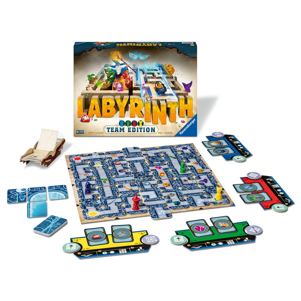 Imagine Labyrinth Team Edition Ravensburger, joc labirint editie cooperativa pentru copii de la 8 ani, multilingv incl. RO.