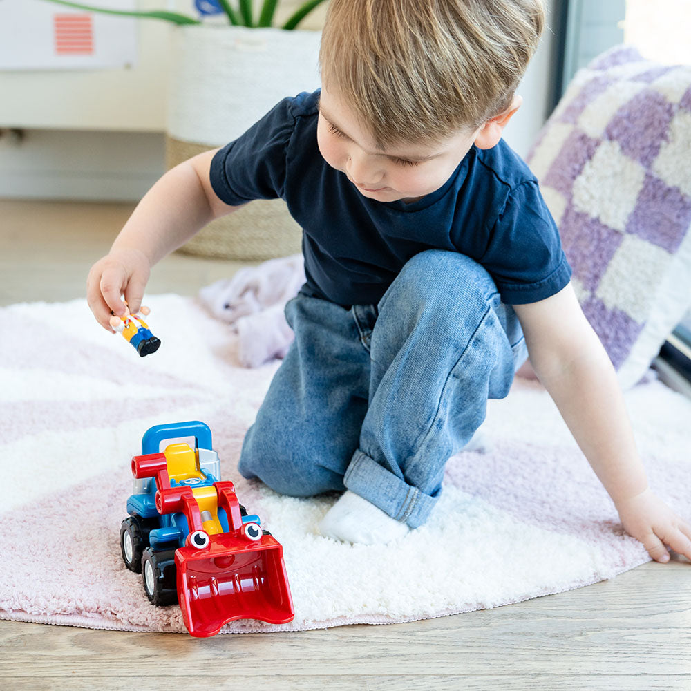 Jucarie pentru copii WOW Toys, Buldoexcavator, Lift-it Luke