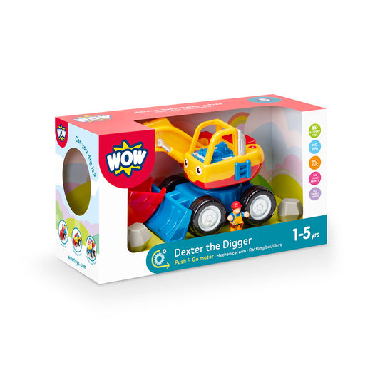 Jucarie pentru copii WOW Toys, Excavator, Dexter the Digger
