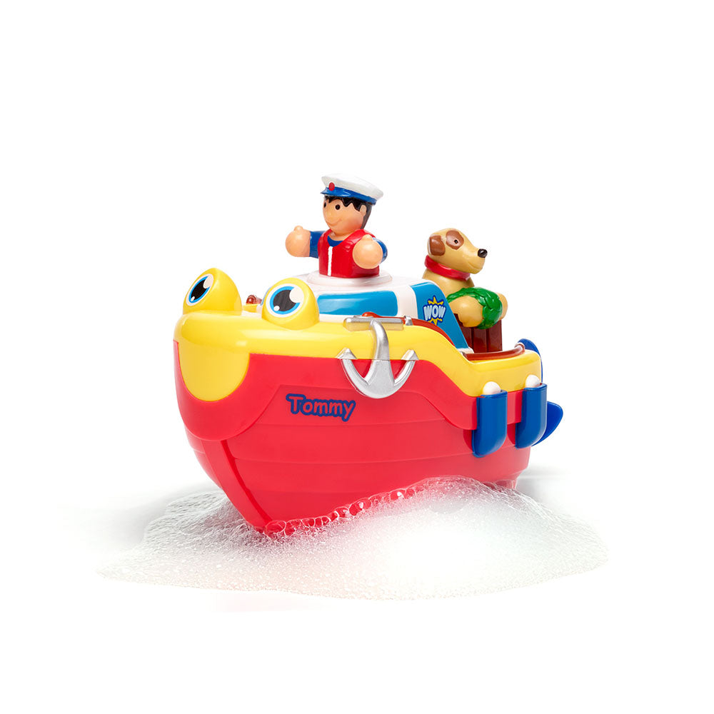 Jucarie de baie WOW Toys, Barca, Tommy Tug Boat