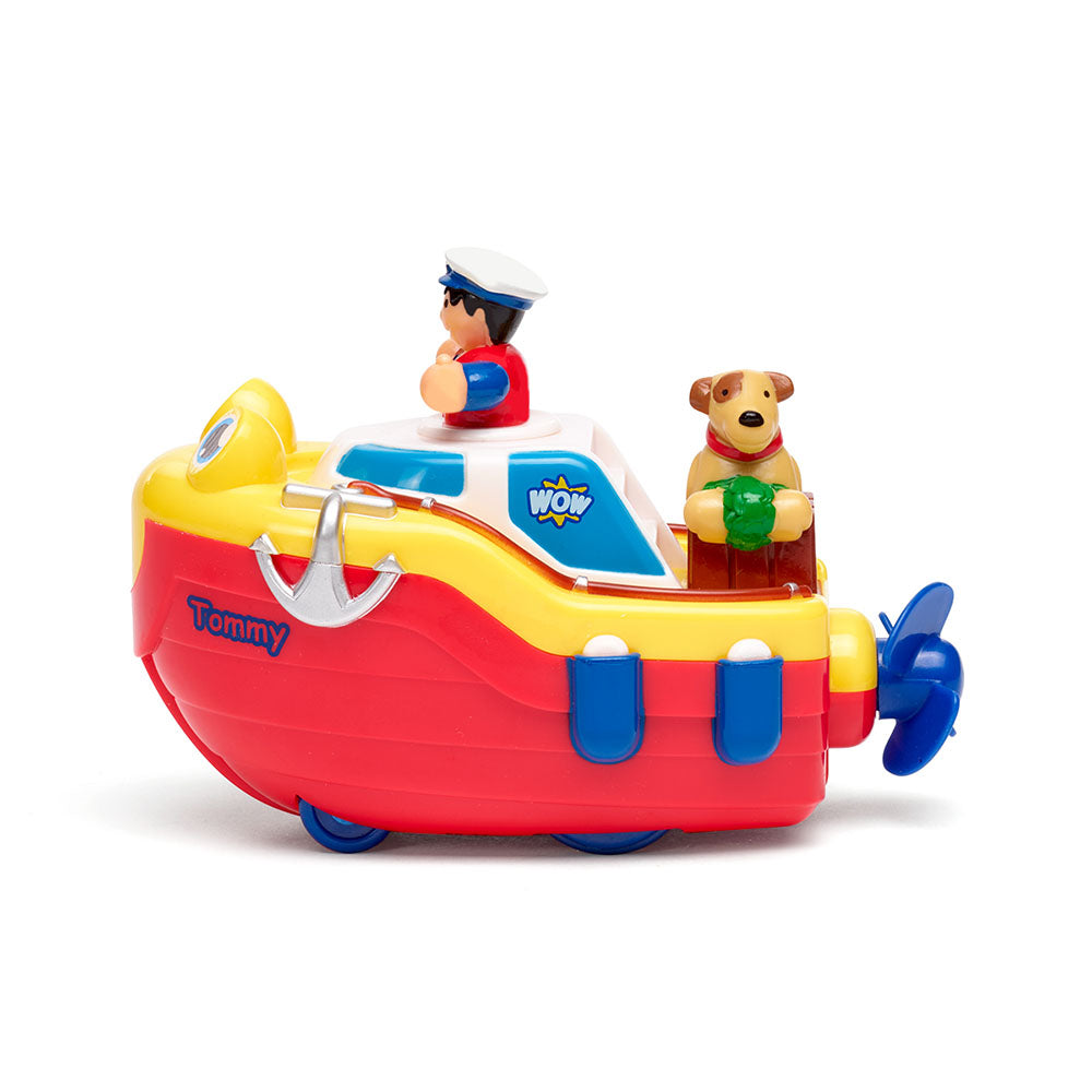 Jucarie de baie WOW Toys, Barca, Tommy Tug Boat