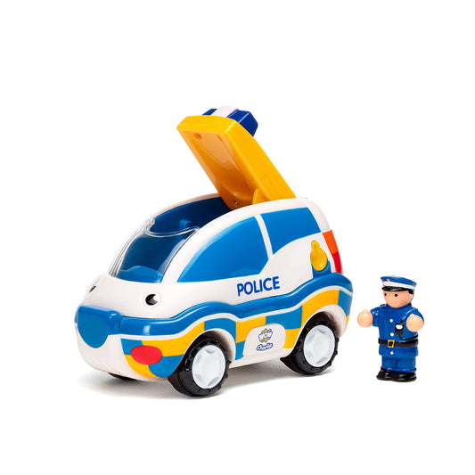 Jucarie pentru copii WOW Toys, Masina de politie cu catel, Police Chase Charlie