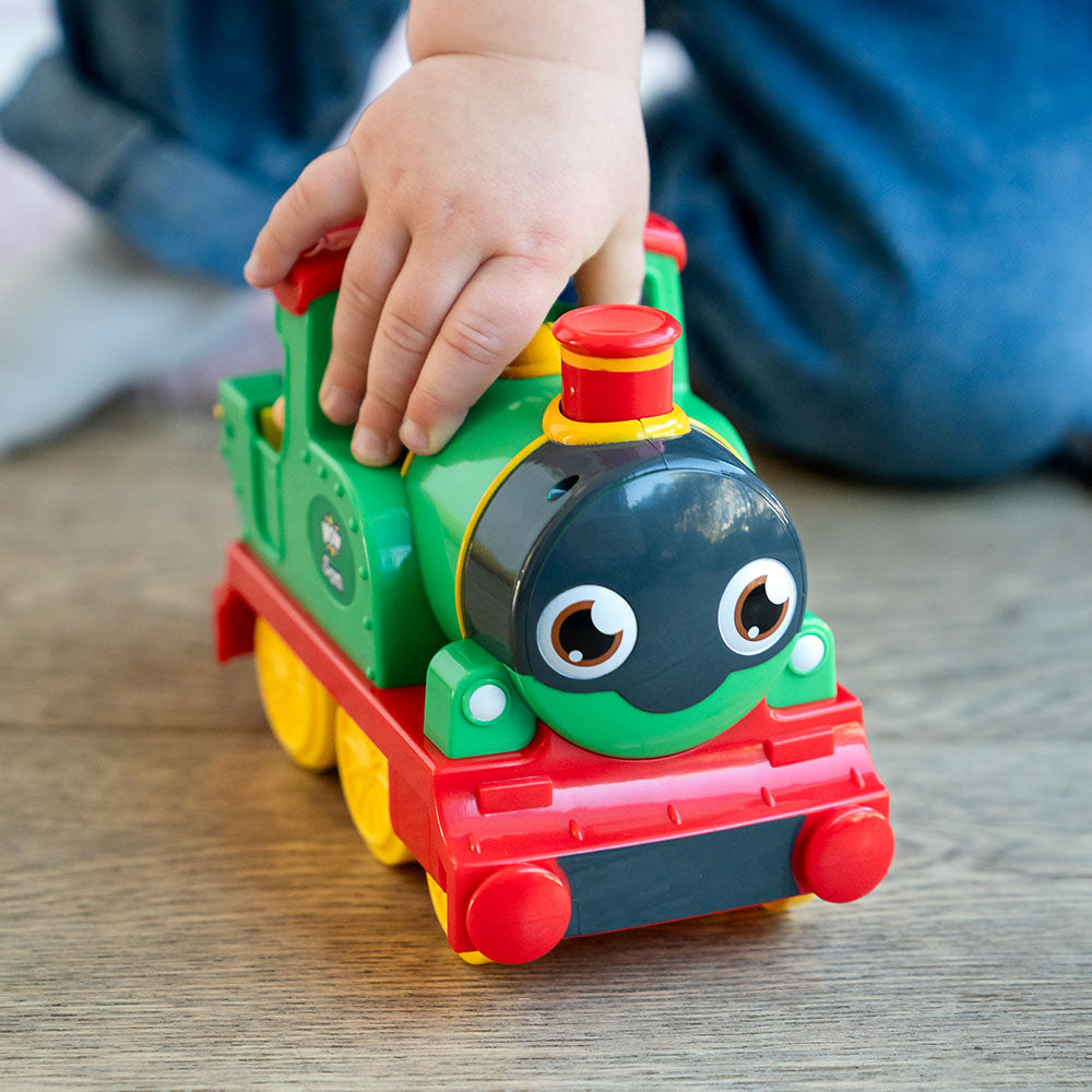 Jucarie pentru copii WOW Toys, Tren cu vagon, Sam the Steam Train