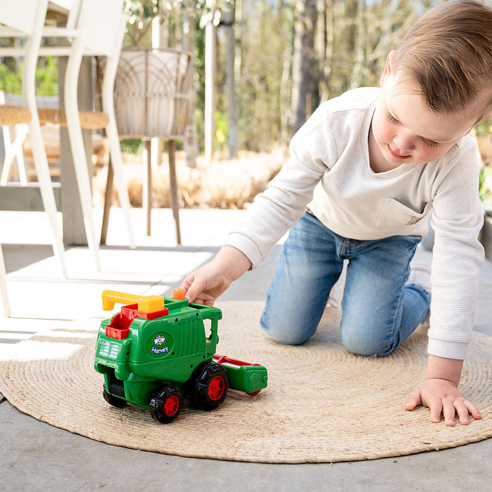 Jucarie pentru copii WOW Toys, Combina agricola, Harvey Harvester