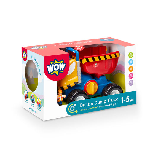 Jucarie pentru copii WOW Toys, Autobasculanta, Dustin Dump Truck