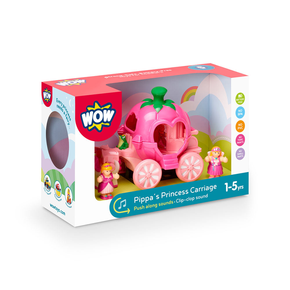 Jucarie pentru copii WOW Toys, Trasura printesei, Pippa's Princess Carriage