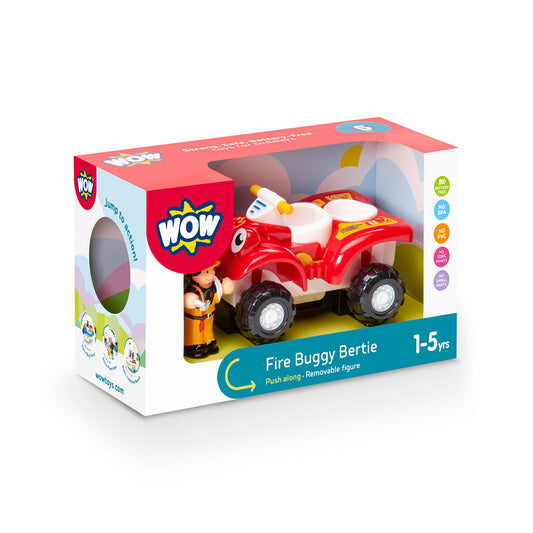Jucarie pentru copii WOW Toys, ATV de pompieri, Fire Buggy Bertie