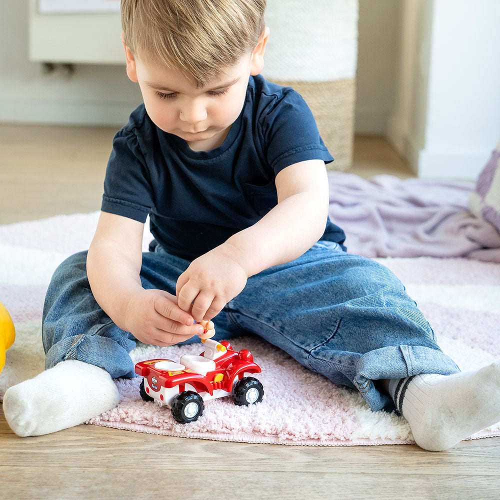 Jucarie pentru copii WOW Toys, ATV de pompieri, Fire Buggy Bertie