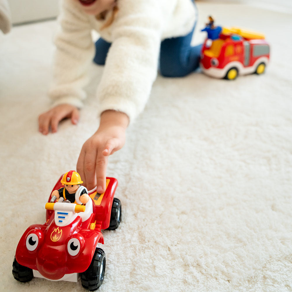 Jucarie pentru copii WOW Toys, ATV de pompieri, Fire Buggy Bertie