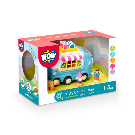 Jucarie pentru copii WOW Toys, Autorulota, Kitty Campervan