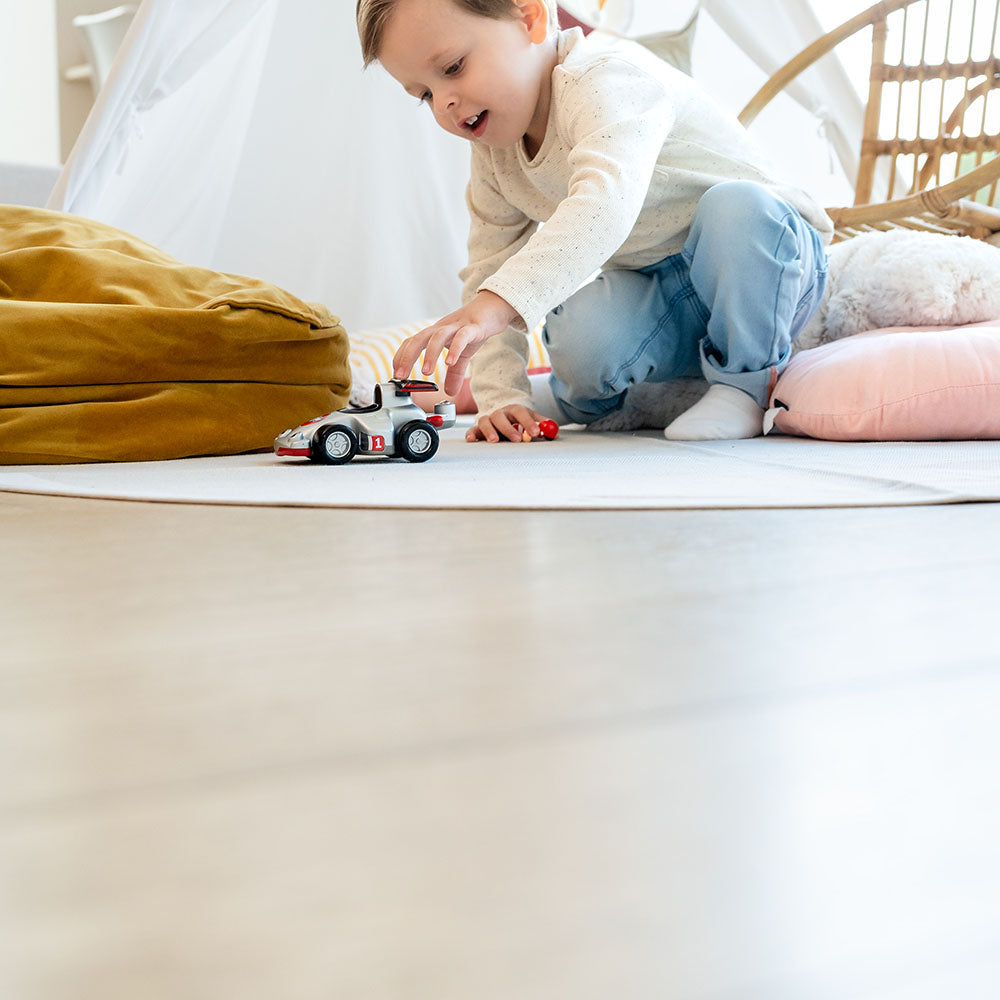 Jucarie pentru copii WOW Toys, Masina de curse si cu obstacol, Richie Race Car