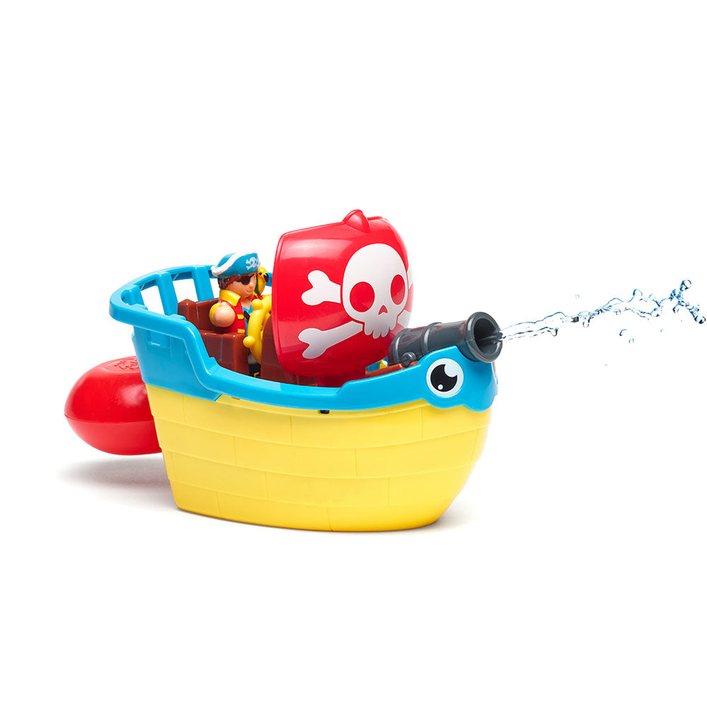 Jucarie de baie WOW Toys, Corabie de pirati, Pip the Pirate Ship