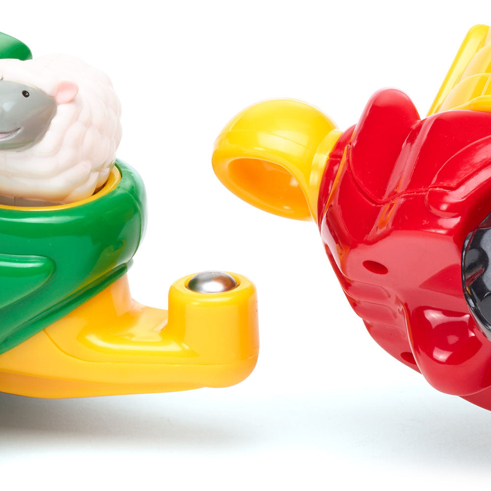 Jucarie pentru copii WOW Toys, Tractor cu remorca, Taylor's Tractor Ride