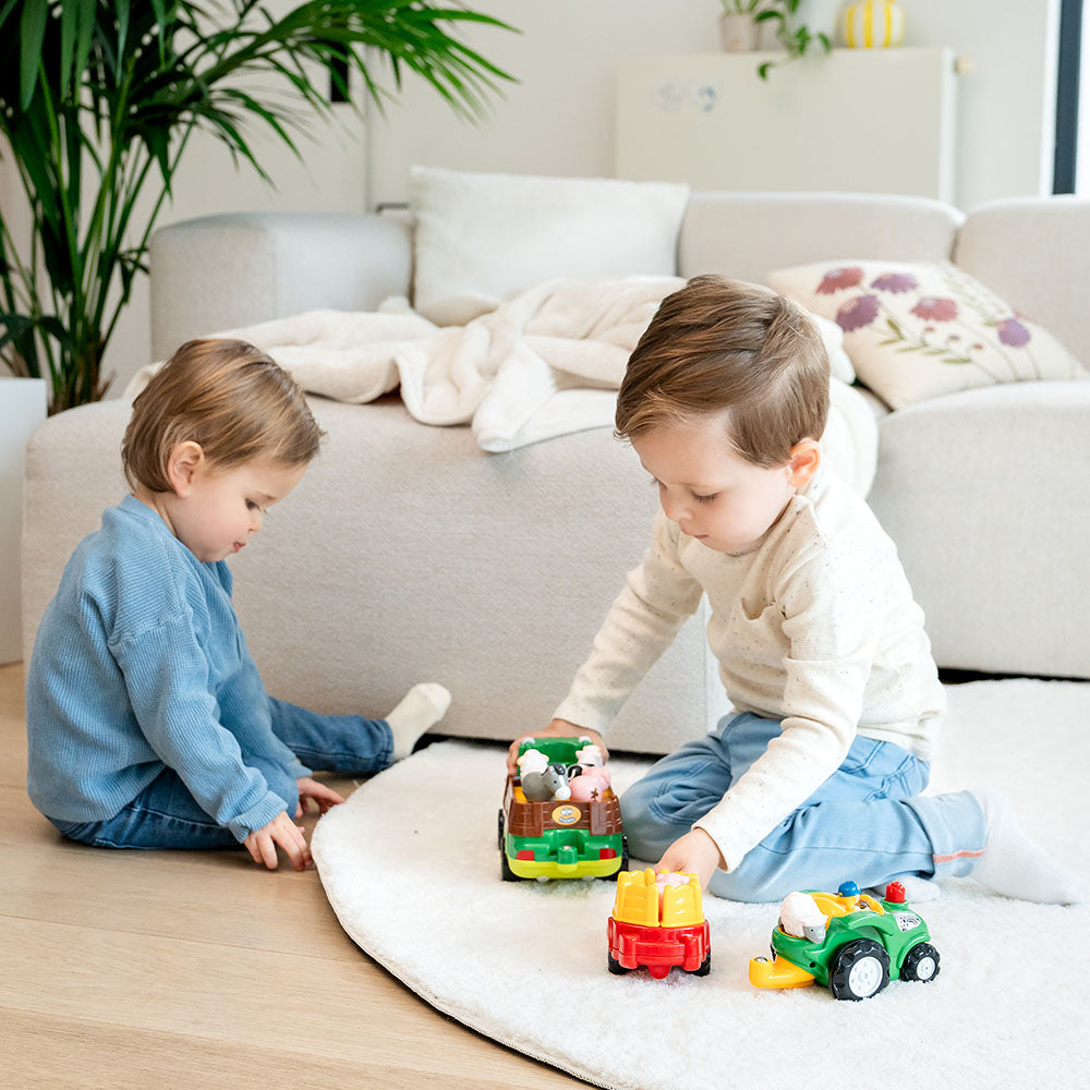 Jucarie pentru copii WOW Toys, Tractor cu remorca, Taylor's Tractor Ride