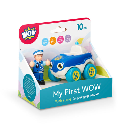 Jucarie pentru copii WOW Toys, Prima mea masina de politie, My First WOW Police Car Bobby