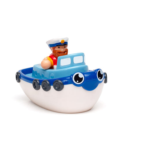 Jucarie de baie WOW Toys, Prima mea barca, My First WOW Tug Boat Tim