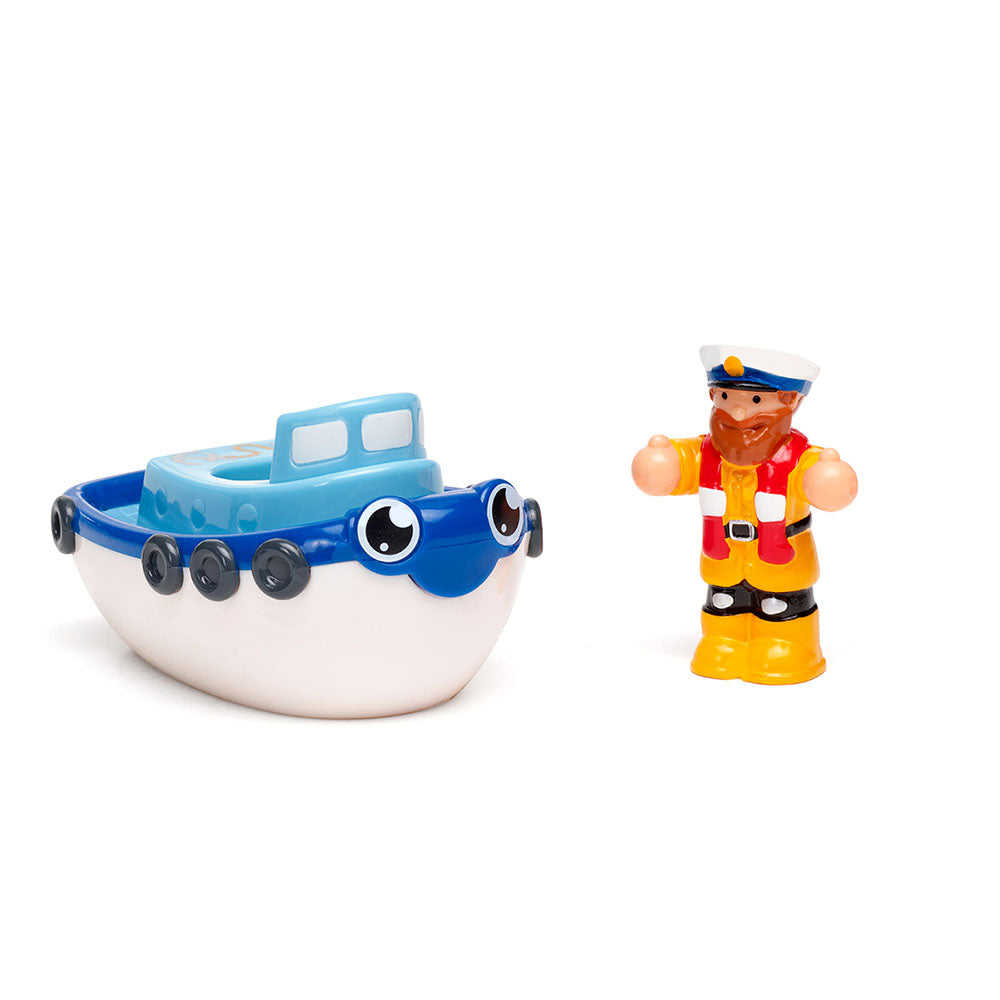 Jucarie de baie WOW Toys, Prima mea barca, My First WOW Tug Boat Tim