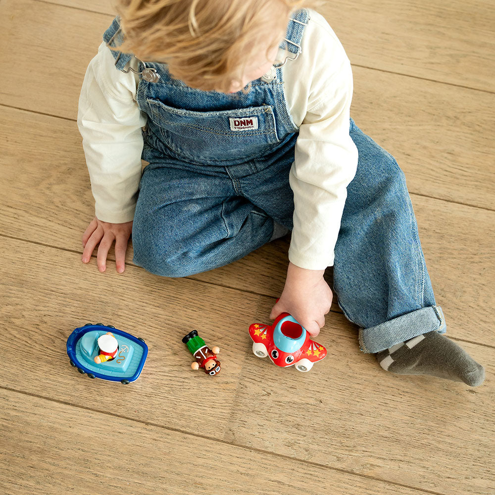 Jucarie de baie WOW Toys, Prima mea barca, My First WOW Tug Boat Tim