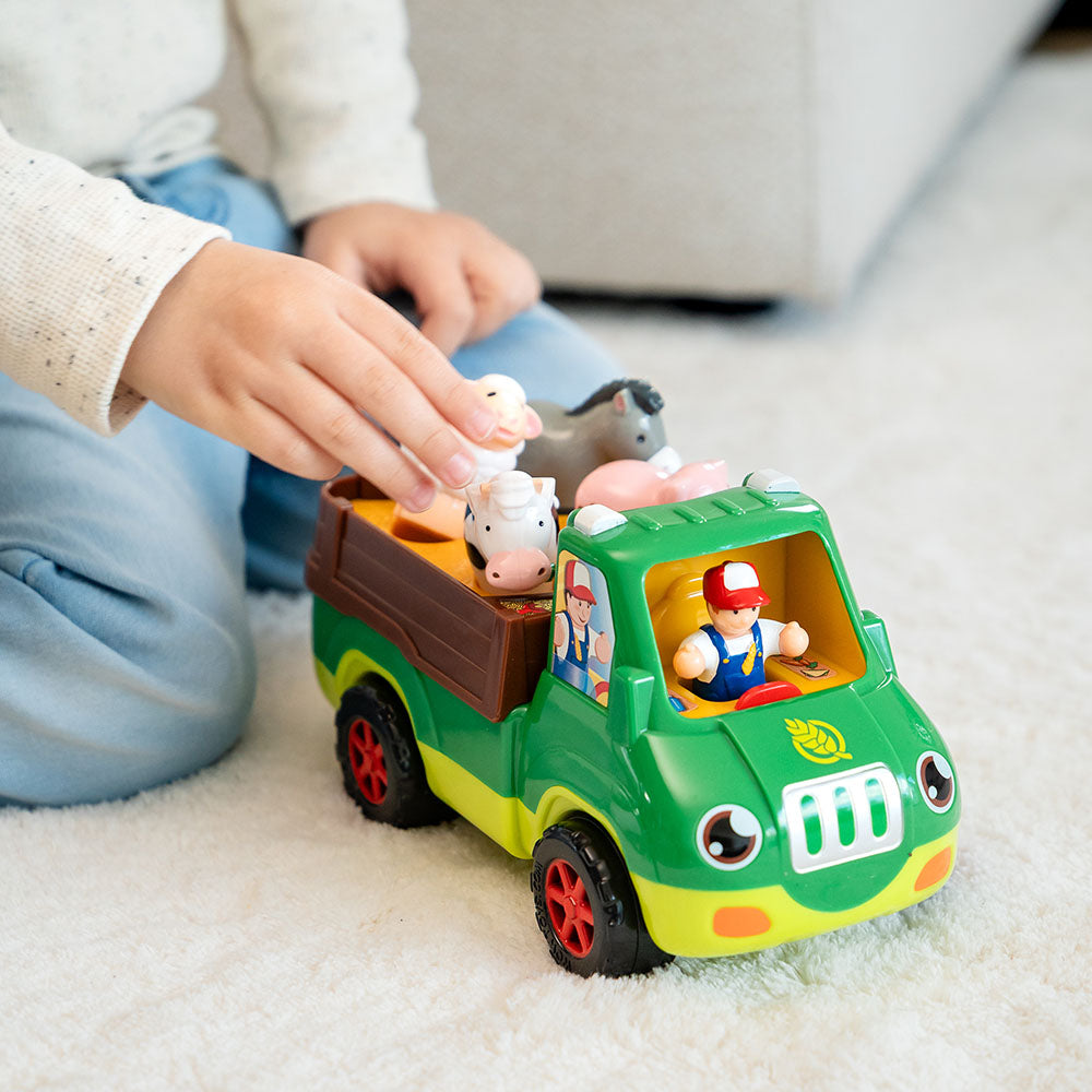 Jucarie pentru copii WOW Toys, Camion de ferma, Freddie Farm Truck