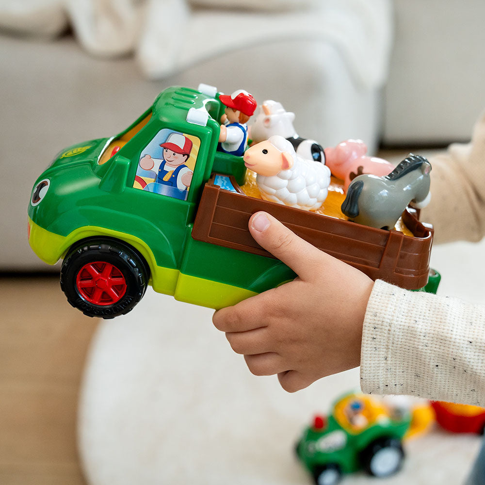 Jucarie pentru copii WOW Toys, Camion de ferma, Freddie Farm Truck