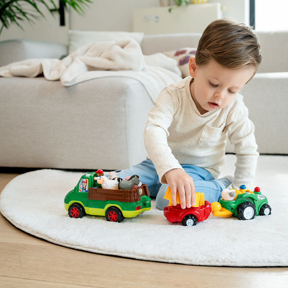 Jucarie pentru copii WOW Toys, Camion de ferma, Freddie Farm Truck