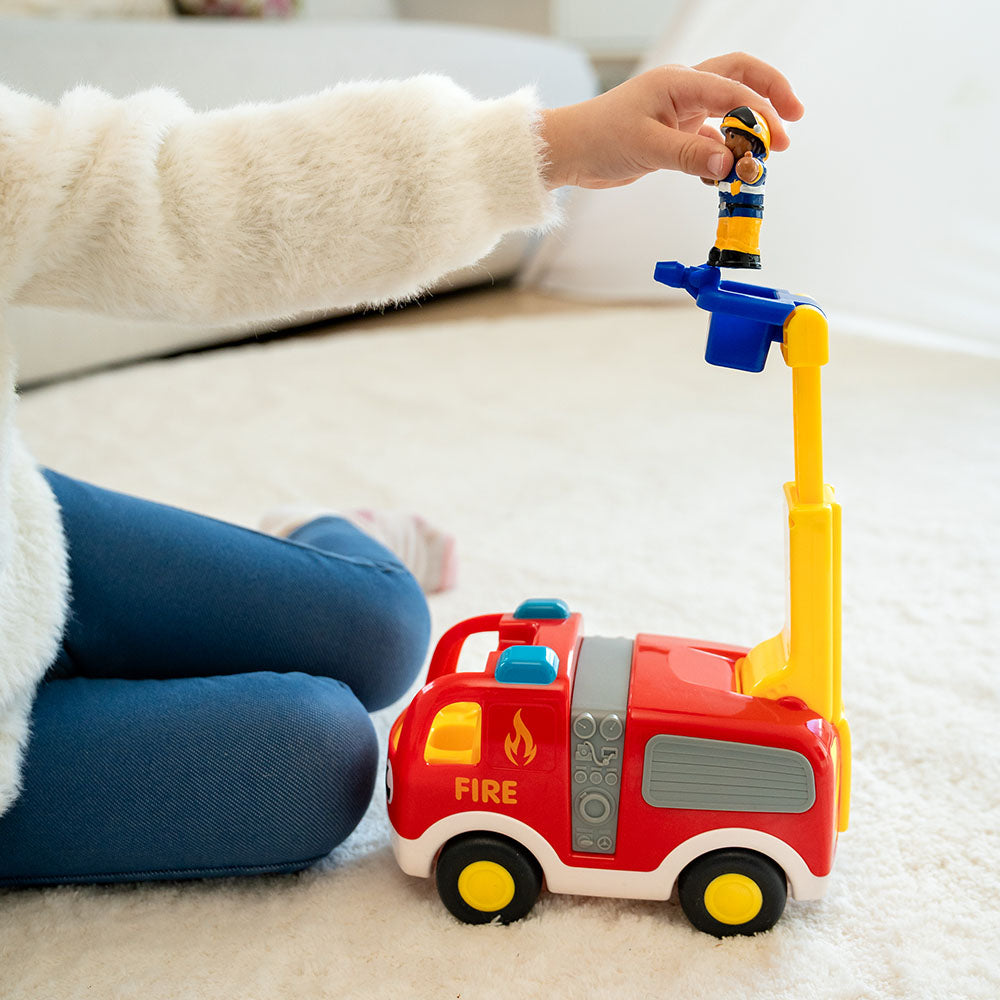 Jucarie pentru copii WOW Toys, Masina de pompieri, Ernie Fire Engine