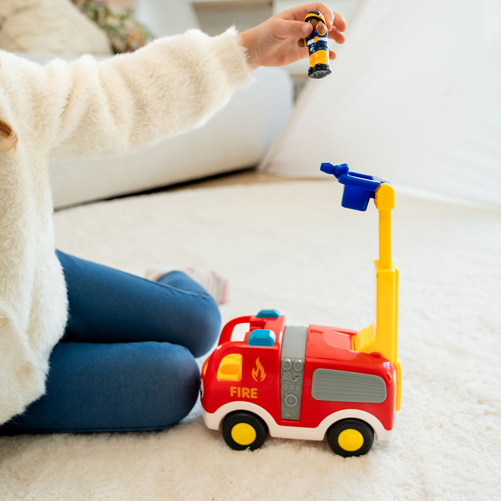 Jucarie pentru copii WOW Toys, Masina de pompieri, Ernie Fire Engine