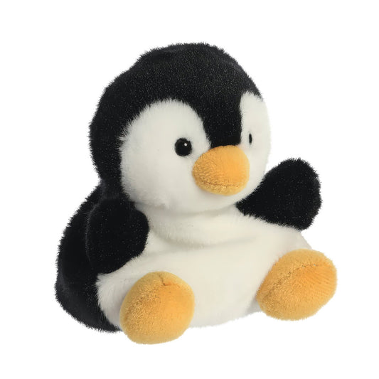 Aurora Palm Pals, jucarie de plus de tinut in palma, Pinguin, 13 cm