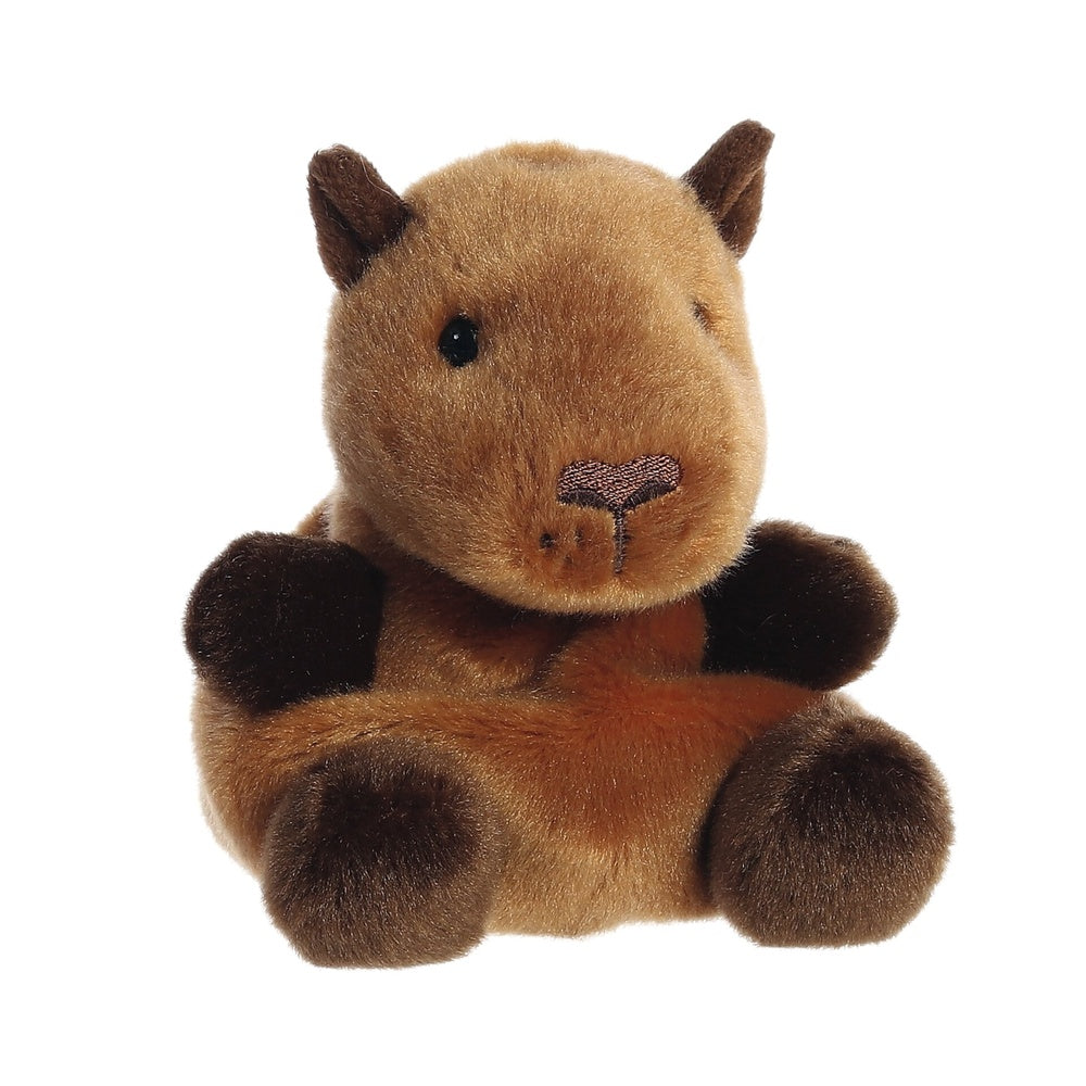 Aurora Palm Pals, jucarie de plus de tinut in palma, Capybara, 13 cm