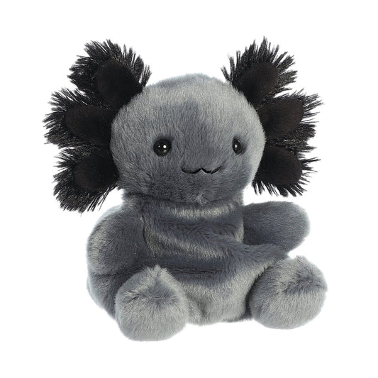 Aurora Palm Pals, jucarie de plus de tinut in palma, Axolotl negru, 13 cm