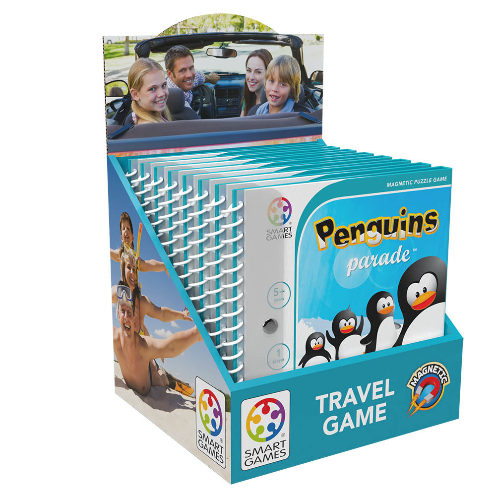 Smart Games - Penguins Parade, joc de logica cu 48 de provocari, 5+ ani, editie internationala