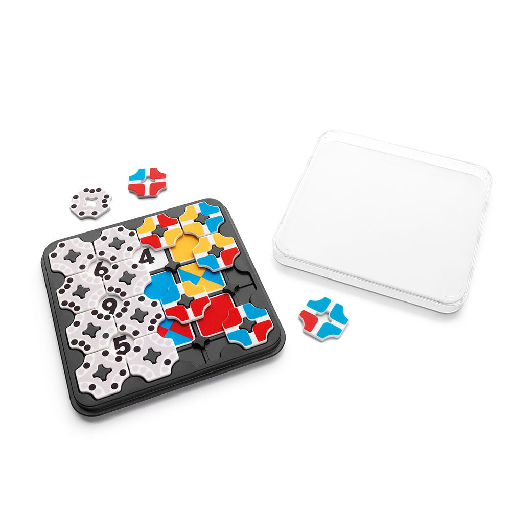 Smart Games - Quantum - 2 in 1 Puzzle, joc de logica cu 60 de provocari, 10+ ani, editie internationala