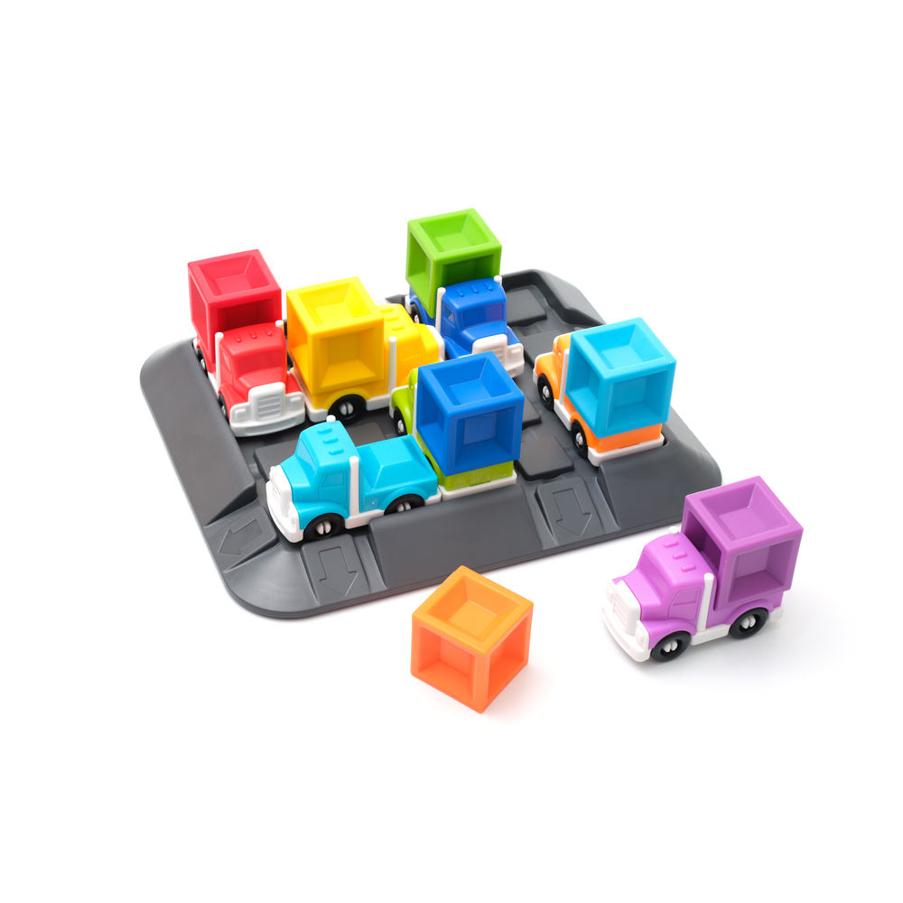 Smart Games - Express Courier, joc de logica cu 80 de provocari, 9+ ani, editie internationala