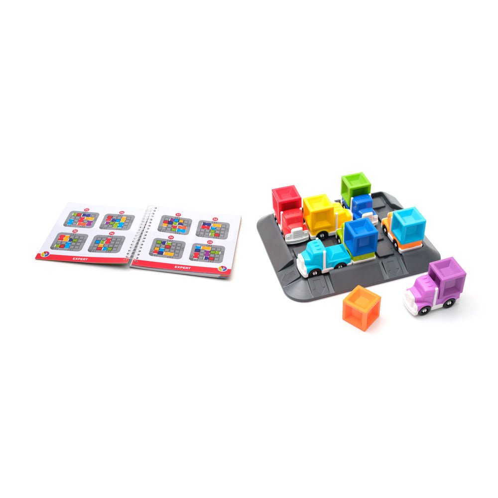 Smart Games - Express Courier, joc de logica cu 80 de provocari, 9+ ani, editie internationala