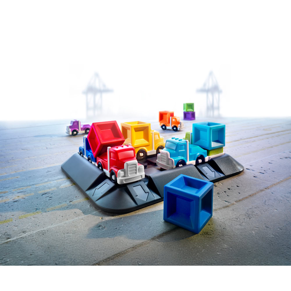 Smart Games - Express Courier, joc de logica cu 80 de provocari, 9+ ani, editie internationala