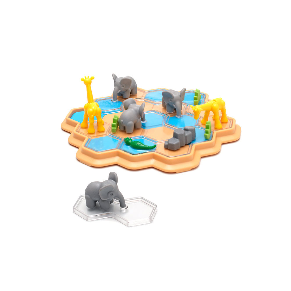 Smart Games - Croco Tiles, joc de logica cu 60 de provocari, 6+ ani, editie internationala