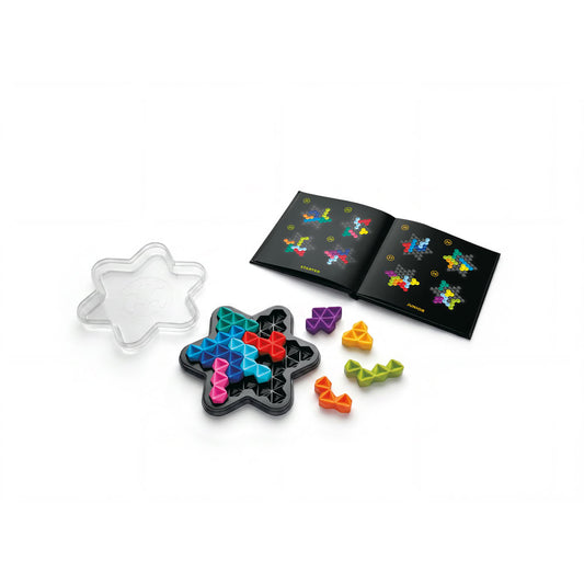 Smart Games - IQ Deluxe - Star, joc de logica cu 120 de provocari, 14+ ani, editie internationala