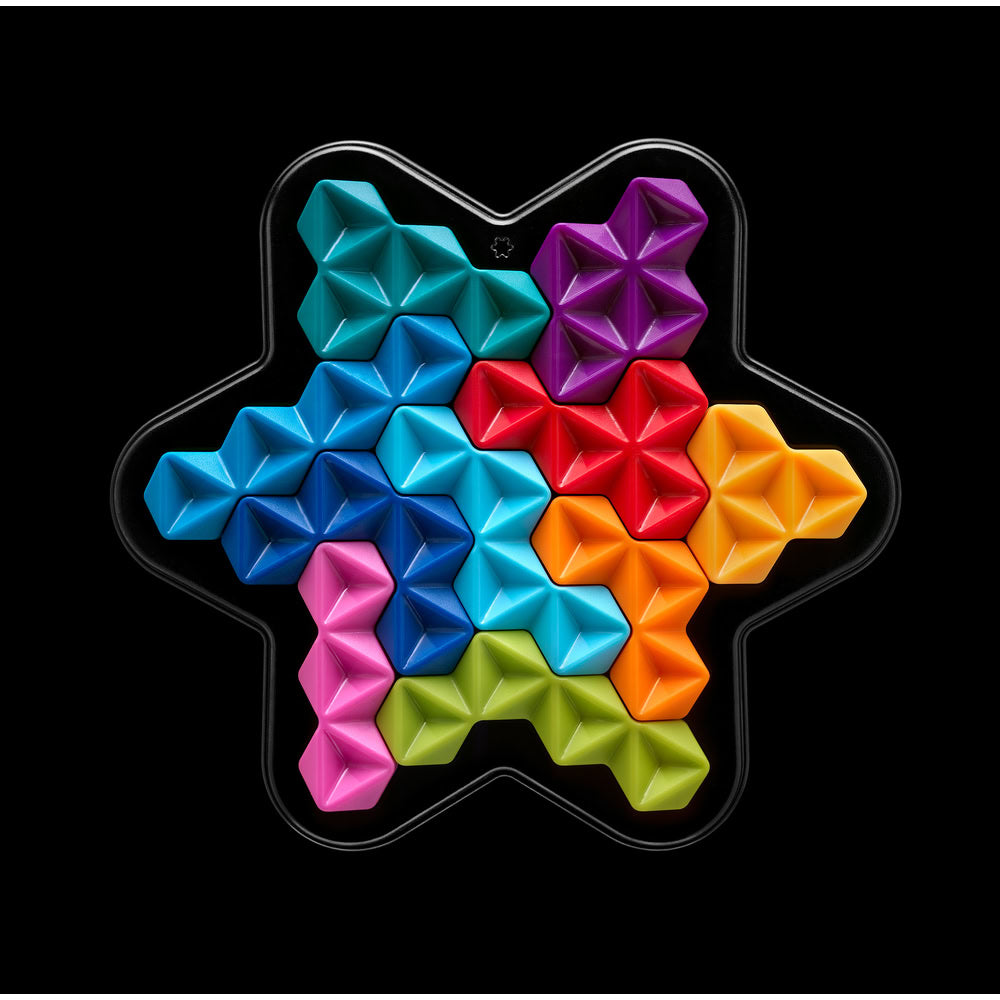 Smart Games - IQ Deluxe - Star, joc de logica cu 120 de provocari, 14+ ani, editie internationala