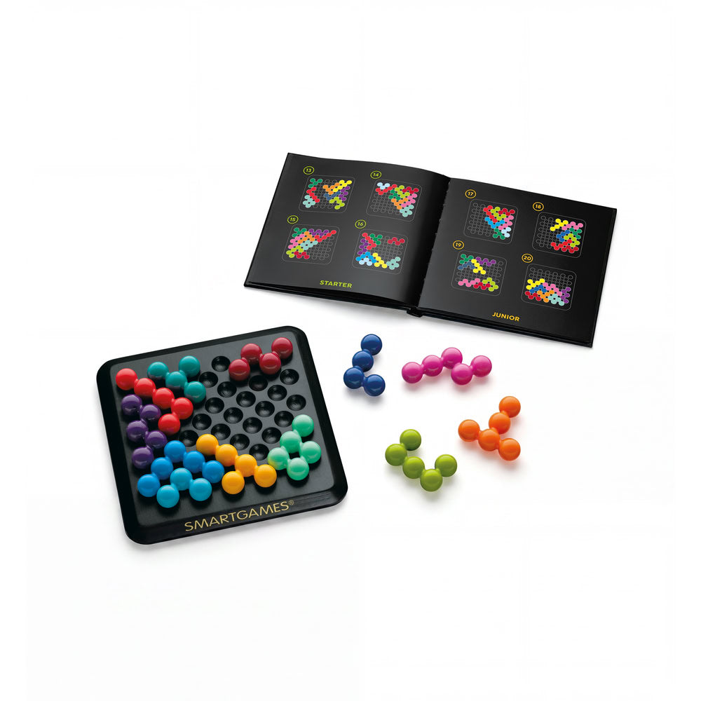 Smart Games - IQ Deluxe - Puzzler, joc de logica cu 120 de provocari, 14+ ani, editie internationala
